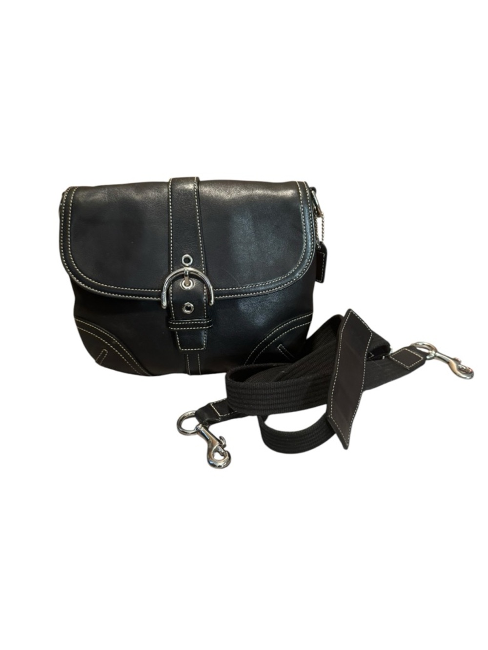 Coach Black Leather Soho crossbody